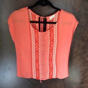 Top with ties in back